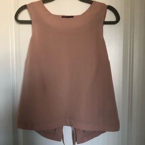 Kenneth Cole New York Lace Up Back Tank